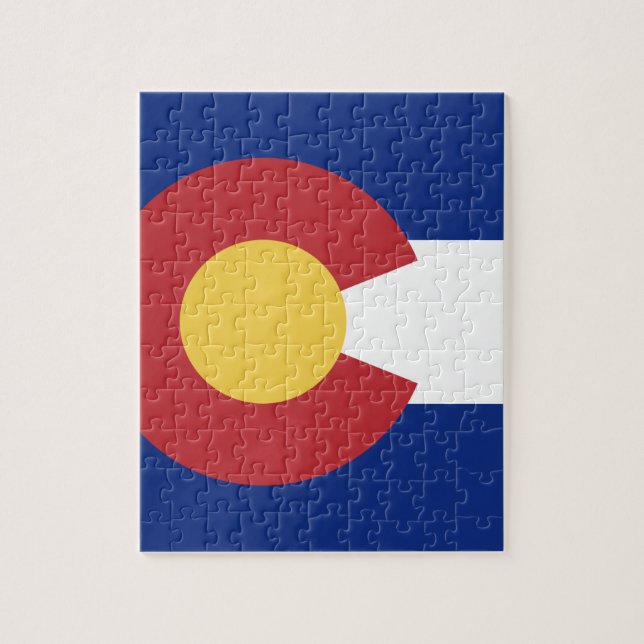 Puzzle Bandera de Colorado (Vertical)