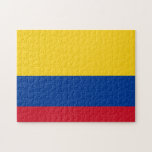 Puzzle Bandera de Columbia, República de Colombia<br><div class="desc">Colombia, oficialmente la república de Colombia, es un país situado en el noroeste de Suramérica, confinado al noroeste por Panamá; al este por Venezuela y el Brasil; al sur por Ecuador y Perú; y comparte límites marítimos con Costa Rica, Nicaragua, Honduras, Jamaica, la República Dominicana y Haití. Es una república...</div>