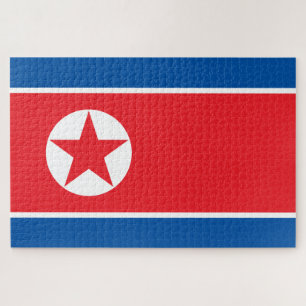 Puzzle Bandera de Corea del Norte (RPDC)