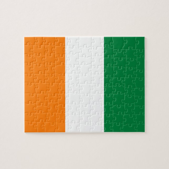 Puzzle Bandera de Costa de Marfil (Horizontal)