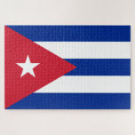 Puzzle Bandera de Cuba<br><div class="desc">Este diseño presenta la bandera nacional de Cuba (oficialmente la República de Cuba), que es un país que comprende la isla de Cuba, así como la Isla de la Juventud y varios archipiélagos menores. Cuba se encuentra en el Caribe septentrional, donde se encuentran el Mar Caribe, el Golfo de México...</div>