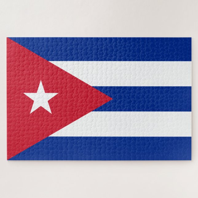 Puzzle Bandera de Cuba (Horizontal)