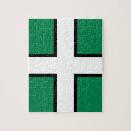 Puzzle Bandera de Devon (condado del Reino Unido)