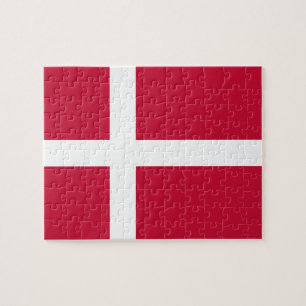 Puzzle Bandera de Dinamarca