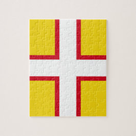 Puzzle Bandera de Dorset (condado del Reino Unido)