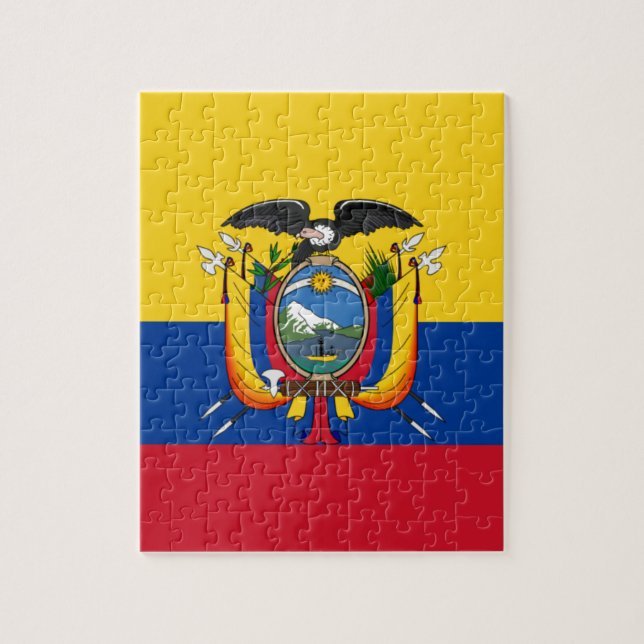 Puzzle Bandera de Ecuador (Vertical)