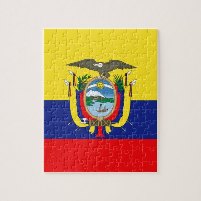 Puzzle Bandera de Ecuador (Vertical)