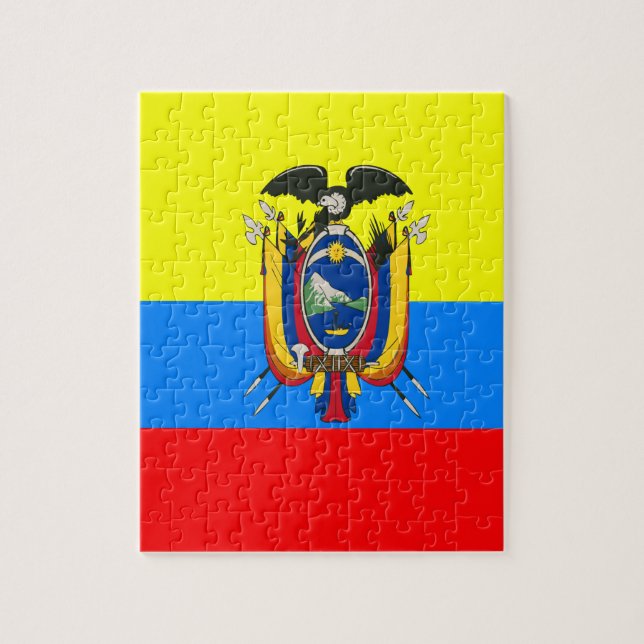 Puzzle Bandera de Ecuador (Vertical)