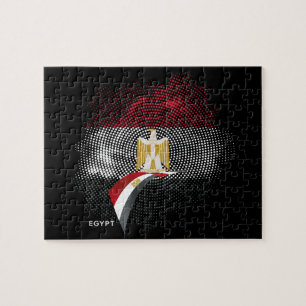 Puzzle bandera de Egipto