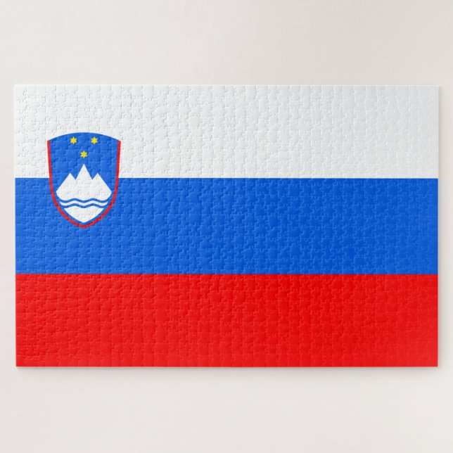 Puzzle Bandera de Eslovenia (Horizontal)