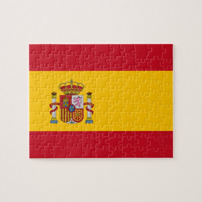 Puzzle bandera de España (Horizontal)