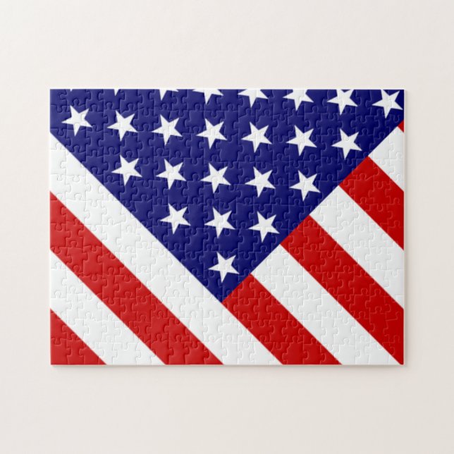 Puzzle Bandera de Estados Unidos 11x14 252pc jpcn (Horizontal)