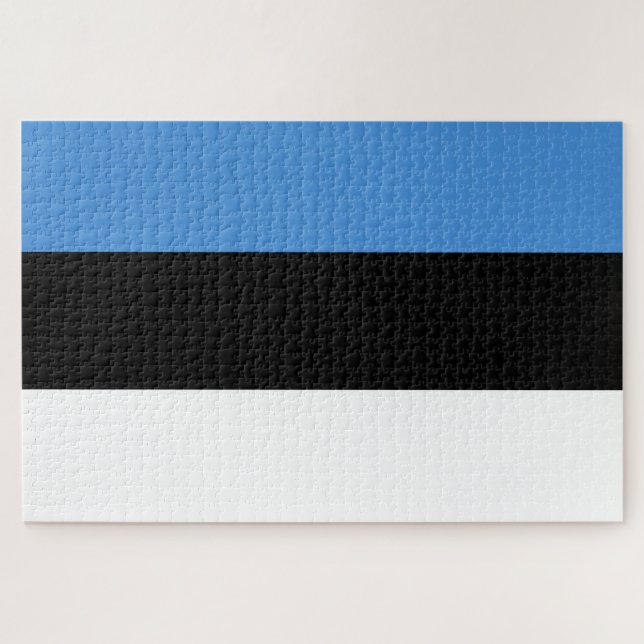 Puzzle Bandera de Estonia (Horizontal)