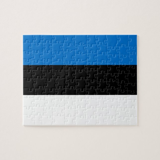 Puzzle Bandera de Estonia (Horizontal)