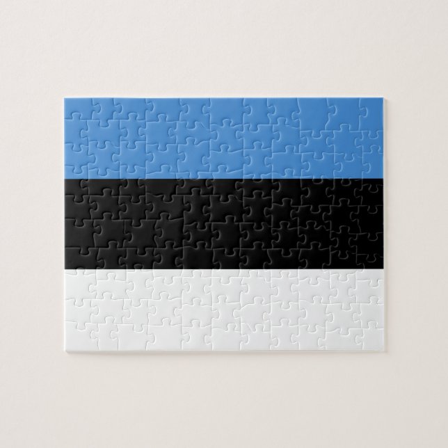 Puzzle Bandera de Estonia (Horizontal)