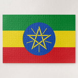 Puzzle Bandera de Etiopía
