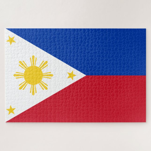 Puzzle Bandera de Filipinas (Horizontal)