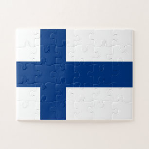 Puzzle Bandera de Finlandia