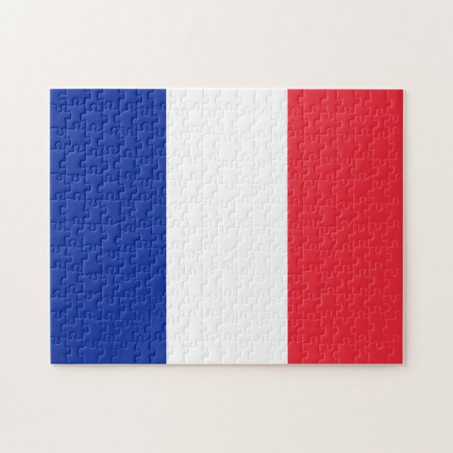 Puzzle Bandera de Francia (Horizontal)