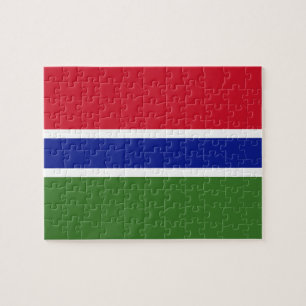 Puzzle Bandera de Gambia