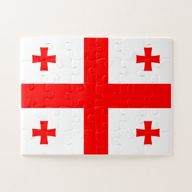 Puzzle Bandera de Georgia (Horizontal)