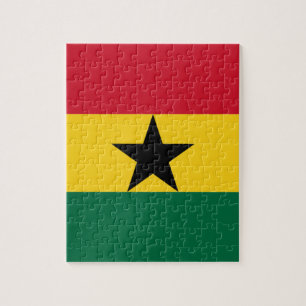 Puzzle Bandera de Ghana