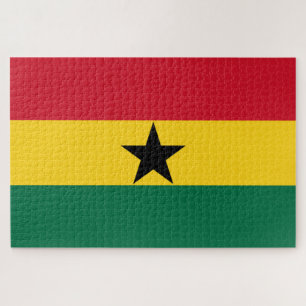 Puzzle Bandera de Ghana