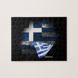 Puzzle bandera de Grecia