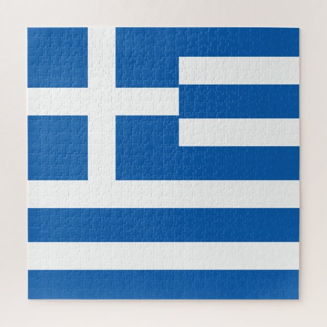 Puzzle Bandera de Grecia (Vertical)