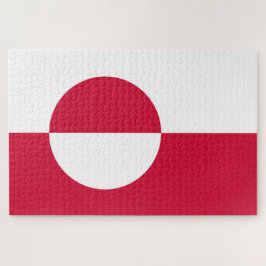 Puzzle Bandera de Groenlandia