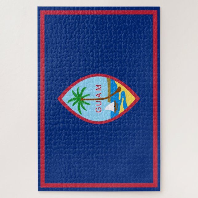 Puzzle Bandera de Guam (Vertical)