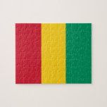 Puzzle Bandera de Guinea<br><div class="desc">¡Un regalo ideal para todos los patriotas de su país!</div>