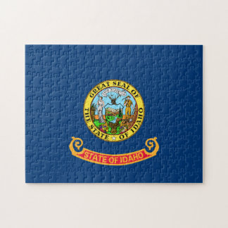 Puzzle Bandera de Idaho: el Estado Gemológico, Montañas d