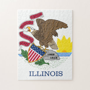 Puzzle Bandera de Illinois