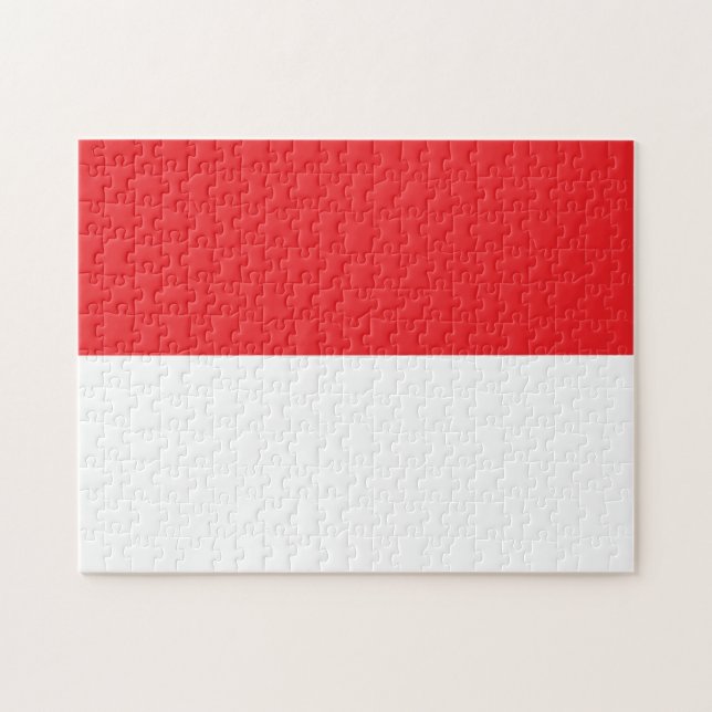 Puzzle Bandera de Indonesia (Horizontal)
