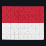 Puzzle Bandera de Indonesia<br><div class="desc">Más productos: www.zazzle.com/wowsmiley</div>