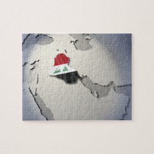 Puzzle Bandera de Iraq