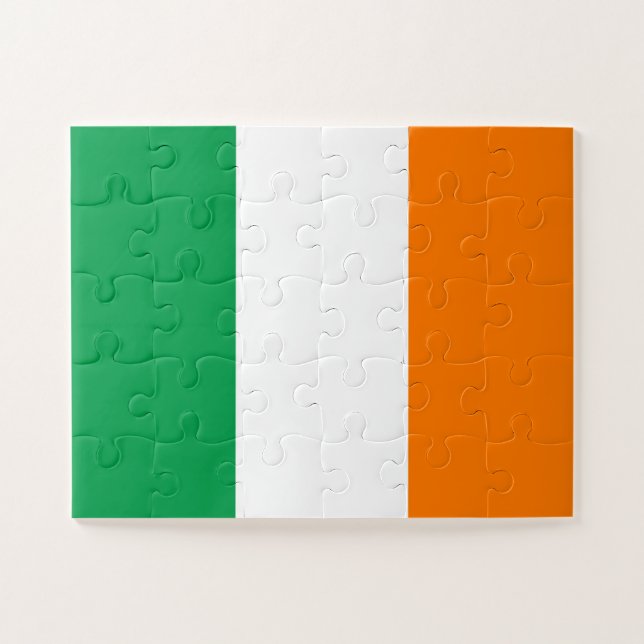 Puzzle Bandera de Irlanda (Horizontal)