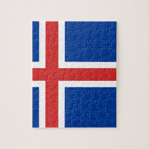 Puzzle Bandera de Islandia