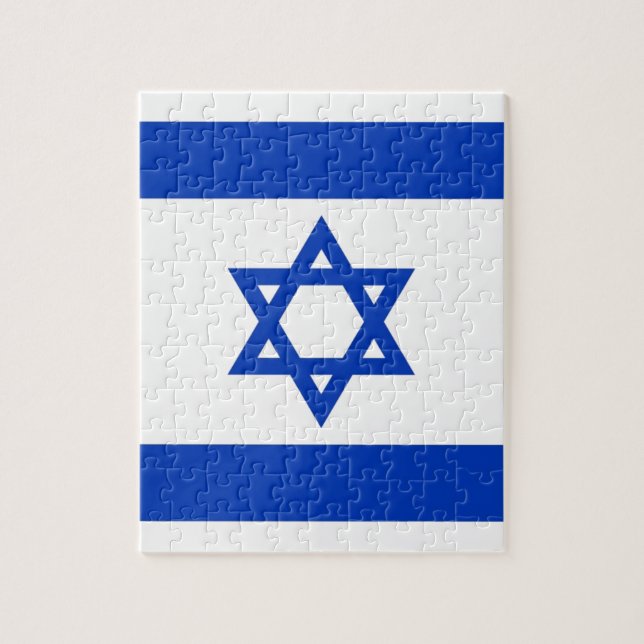Puzzle Bandera de Israel (Vertical)
