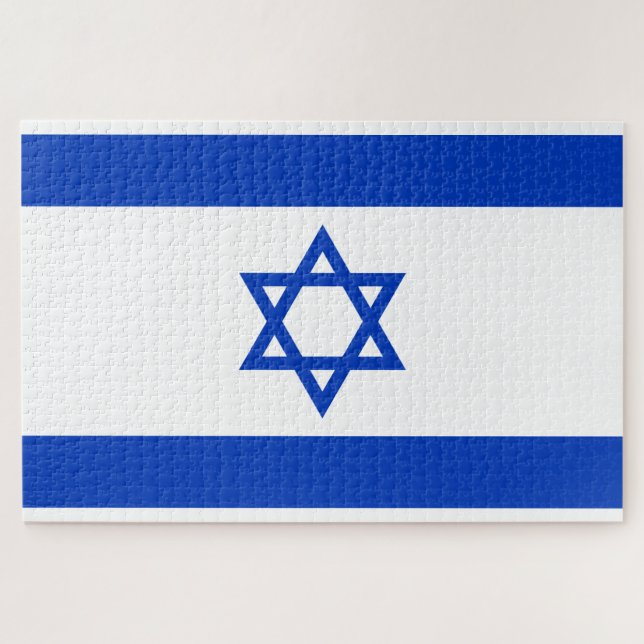 Puzzle Bandera de Israel (Horizontal)