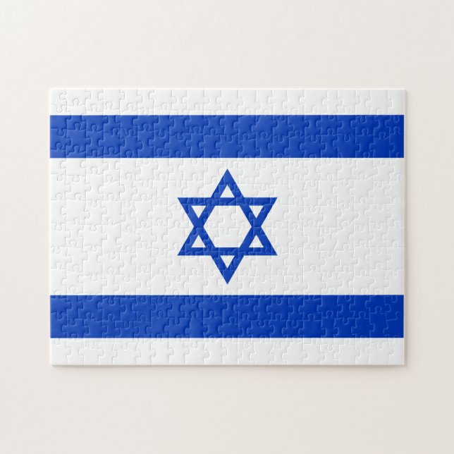 Puzzle Bandera de Israel (Horizontal)