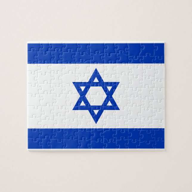 Puzzle Bandera de Israel (Horizontal)