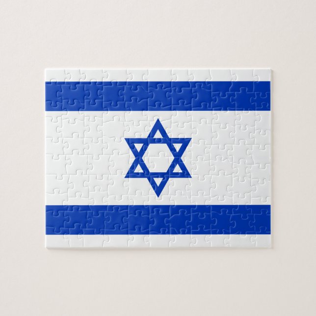 Puzzle Bandera de Israel (Horizontal)