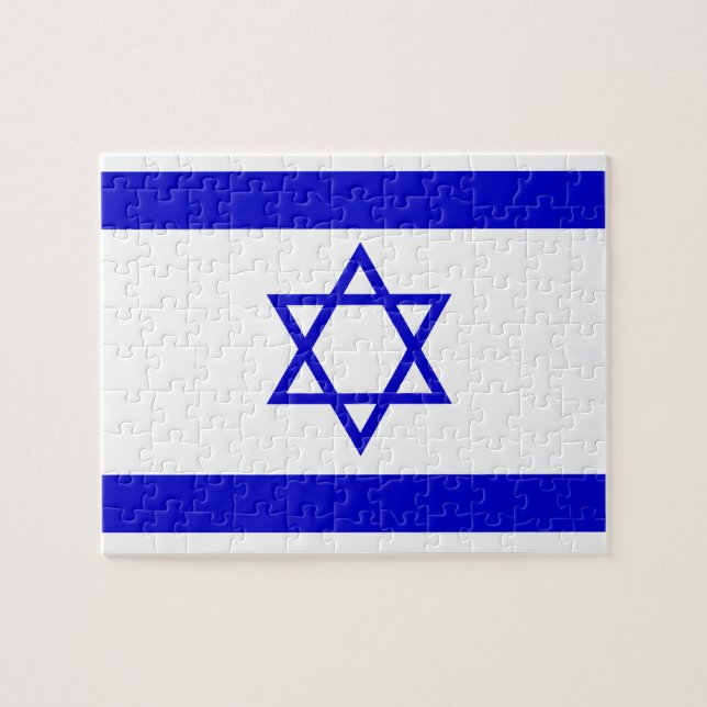 Puzzle Bandera de Israel (Horizontal)
