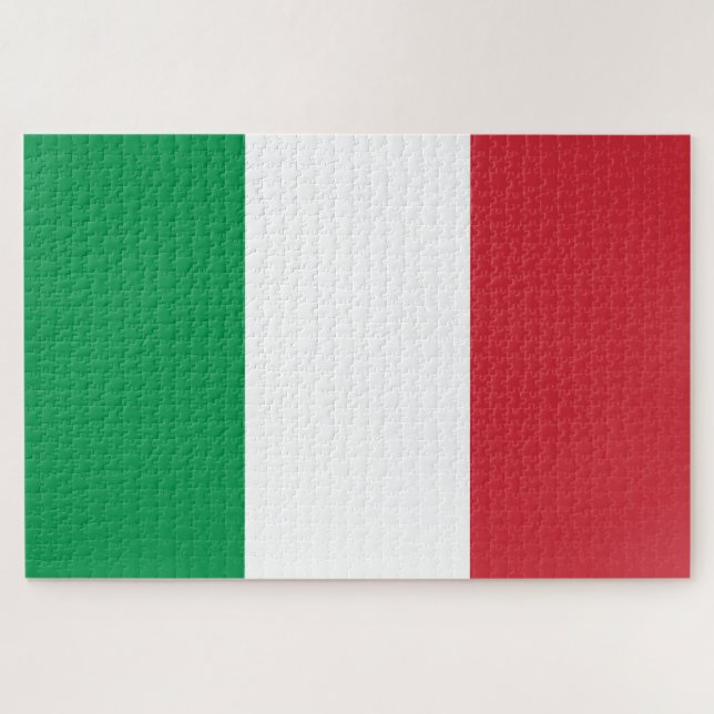 Puzzle Bandera de Italia (Horizontal)