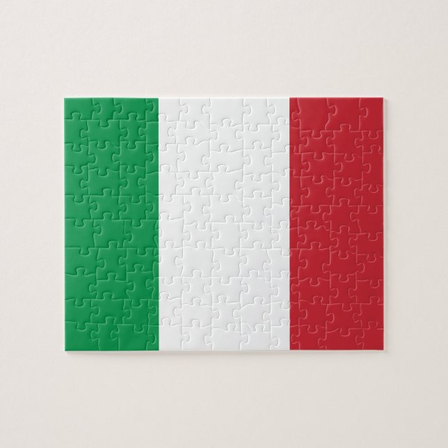 Puzzle Bandera de Italia (Horizontal)