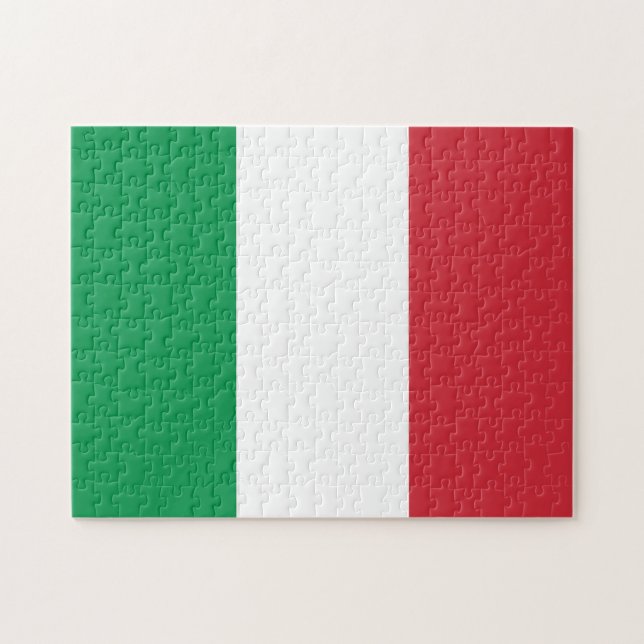 Puzzle Bandera de Italia (Horizontal)