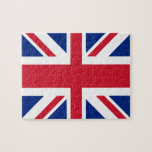 Puzzle Bandera de Jack Union del Reino Unido<br><div class="desc">Reino Unido Unión del Reino Unido Jack Flag diseño .. productos patrióticos británicos de Ricaso</div>