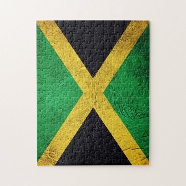 Puzzle Bandera de Jamaica (Vertical)